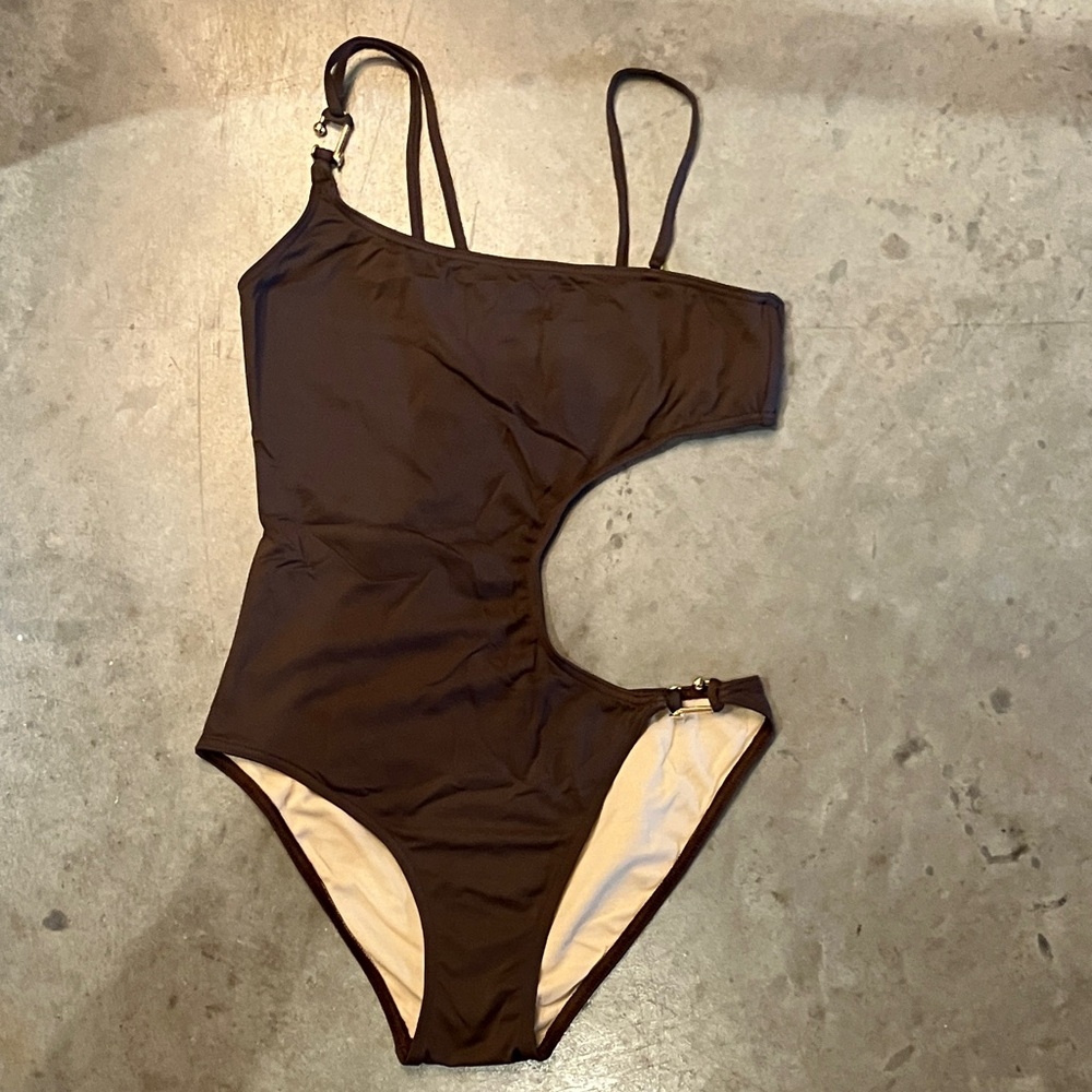 EUC BCBG one-piece cutout swimsuit | Size S